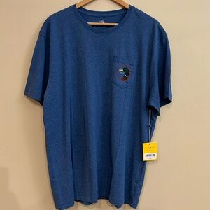 Duck Head Men's Large T-Shirt With Logo on Front Pocket and Back